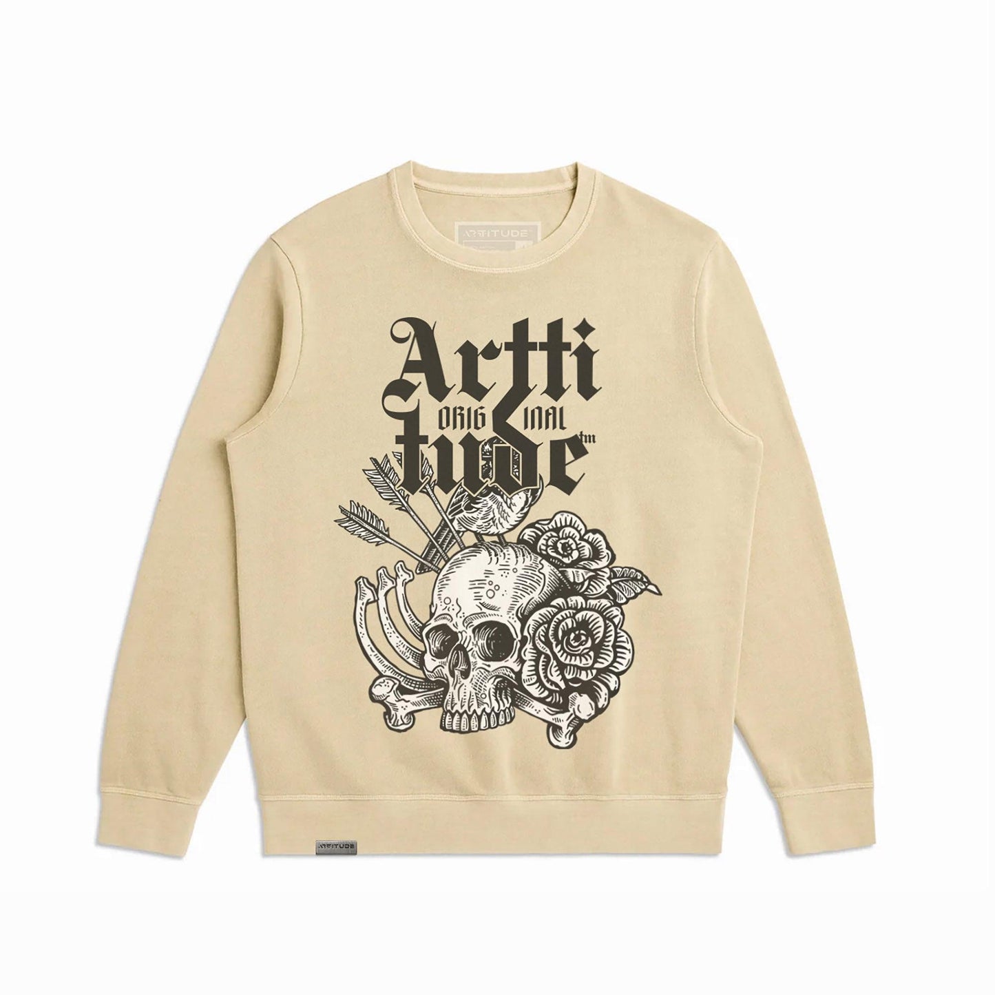 ARTT Skull Terry Crewneck