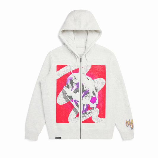 Jaguar Skull Zip Signature Hoodie