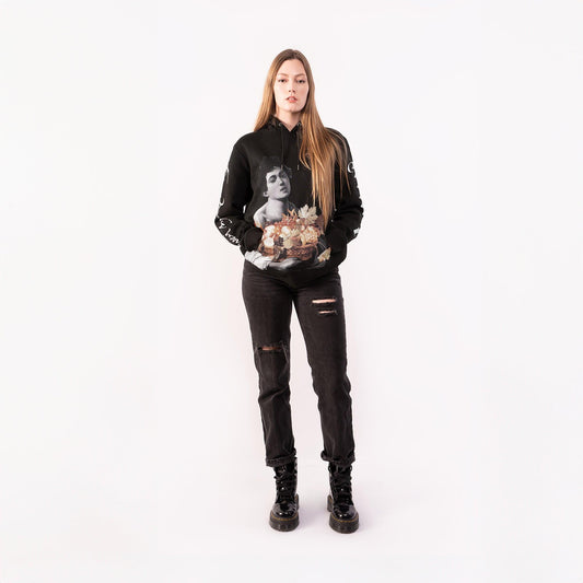 Boy with a Basket of Fruit Signature Hoodie