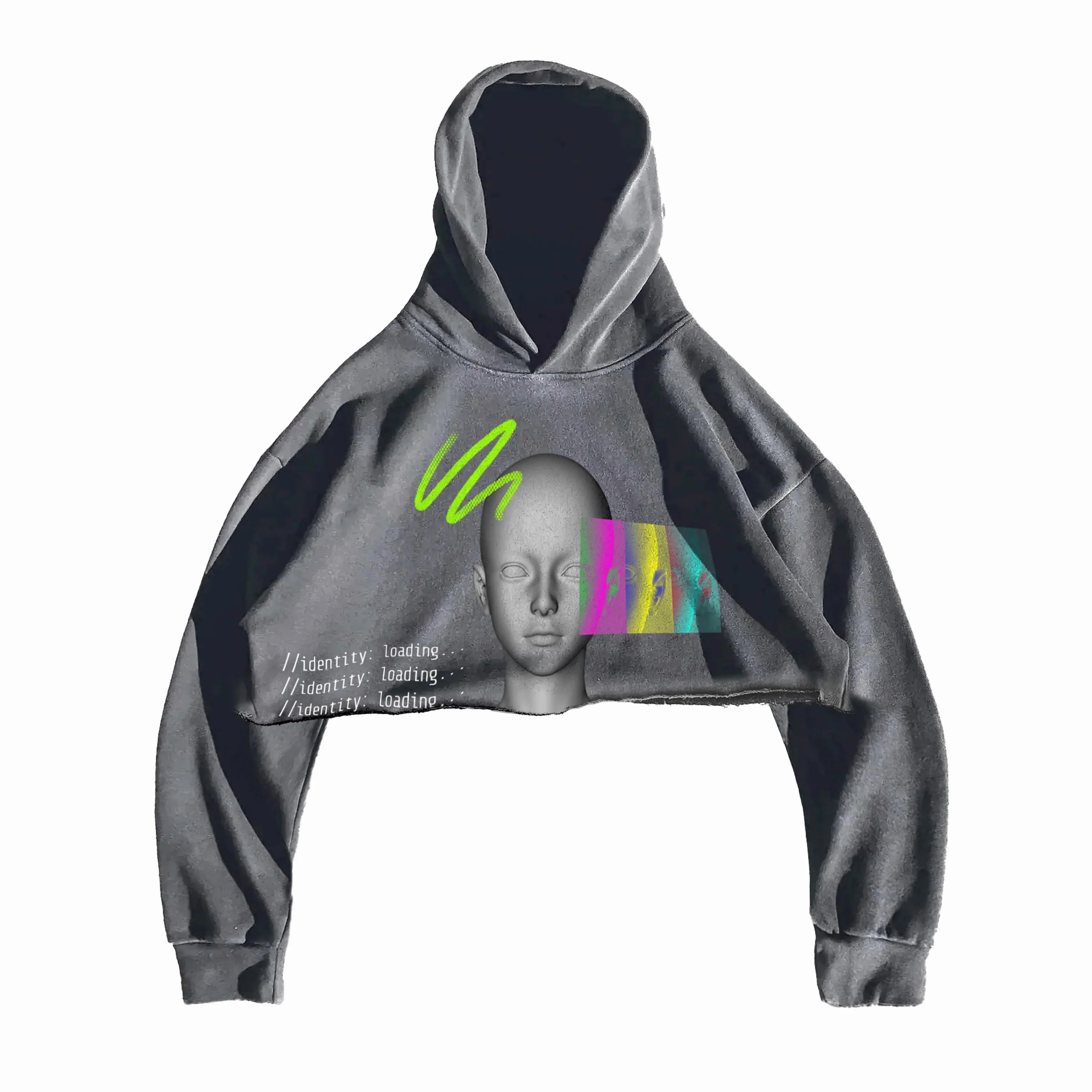 Identity Loading 1.0 Cropped Hoodie