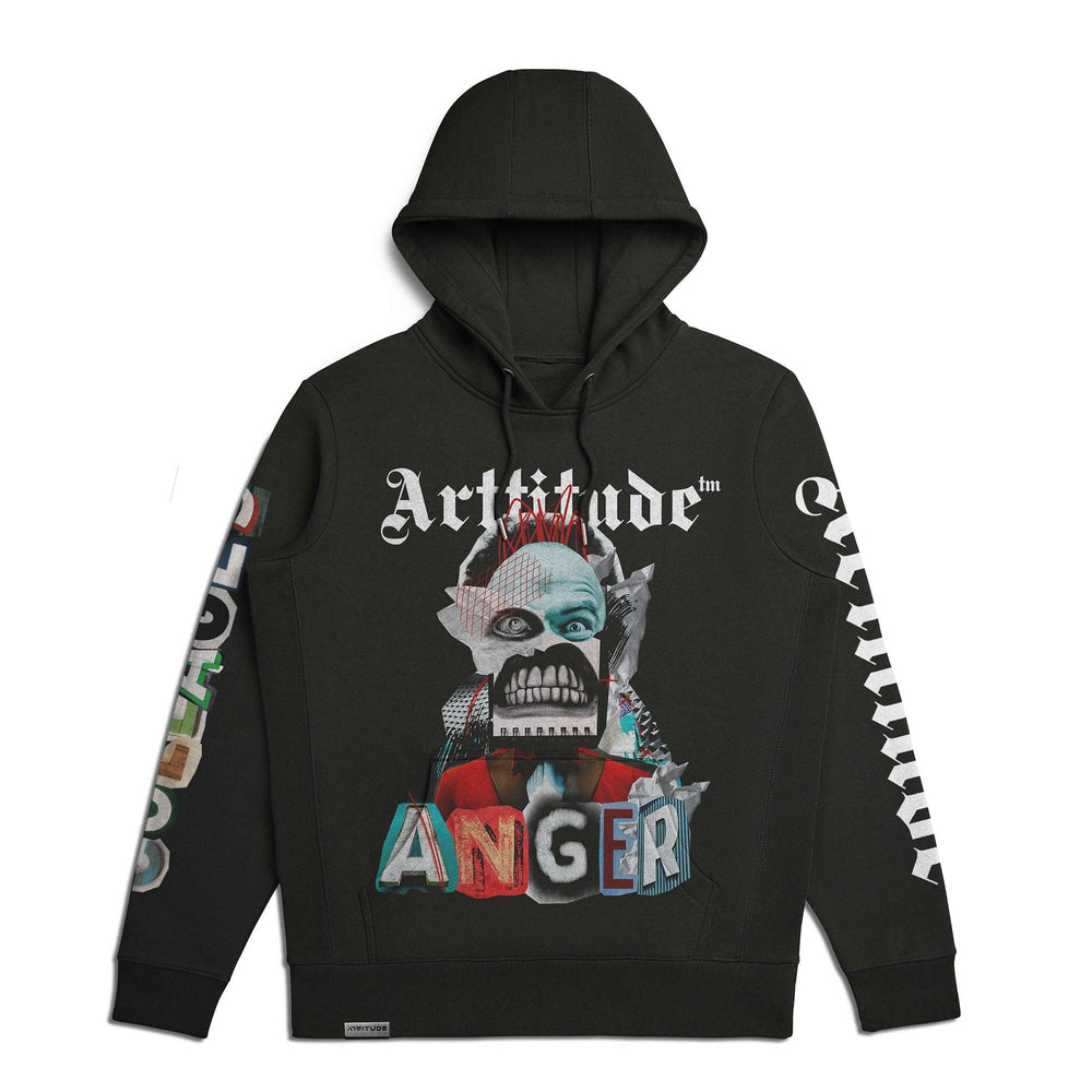 Black Anger Signature Hoodie