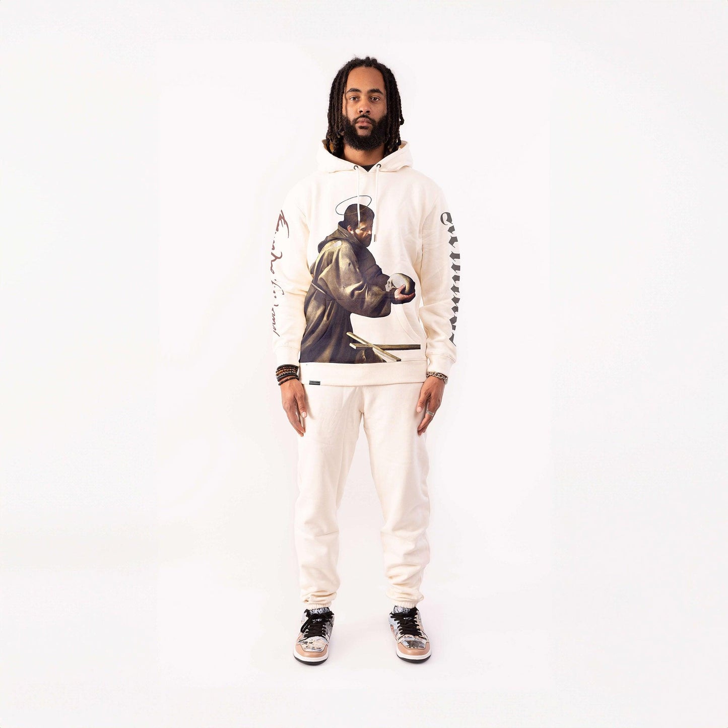 Saint Francis in Prayer 1.0 Signature Hoodie