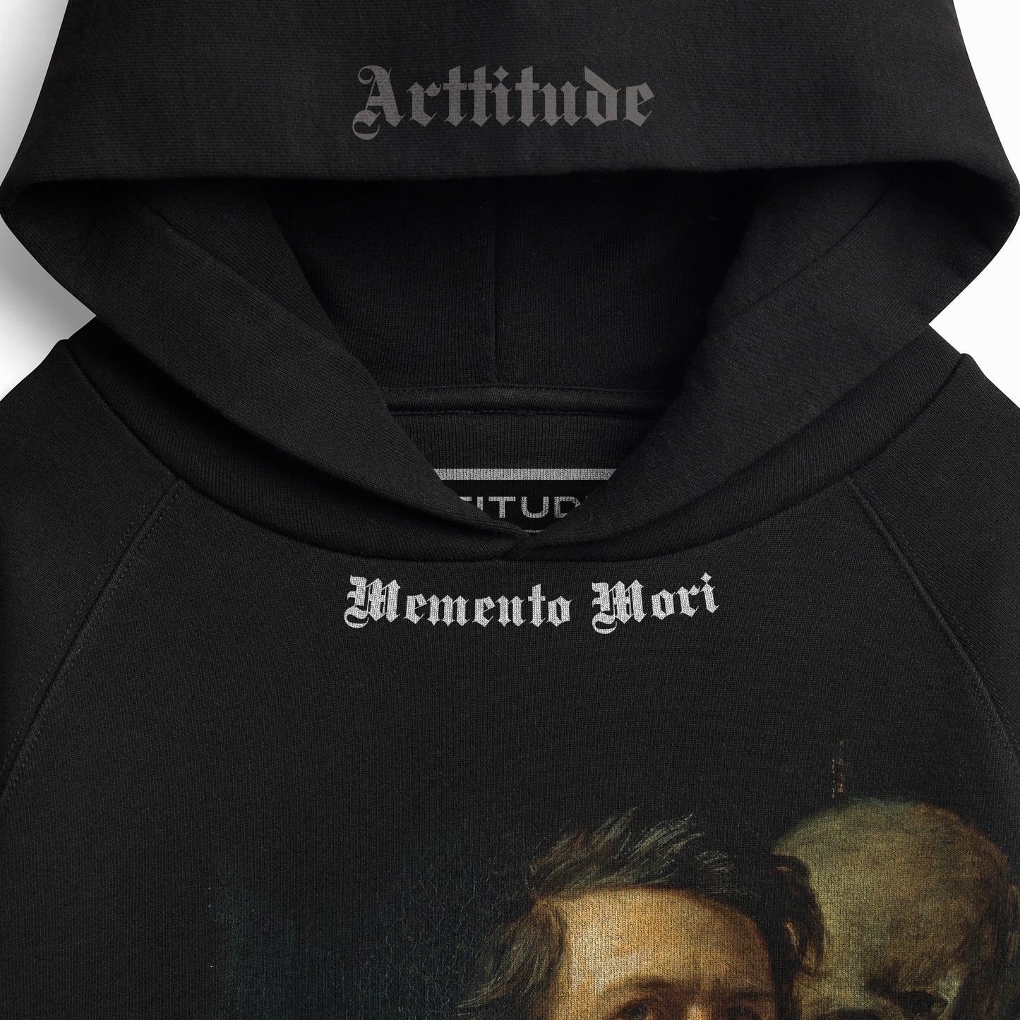 Self Portrait Death Playing The Fiddle Heavyweight Hoodie