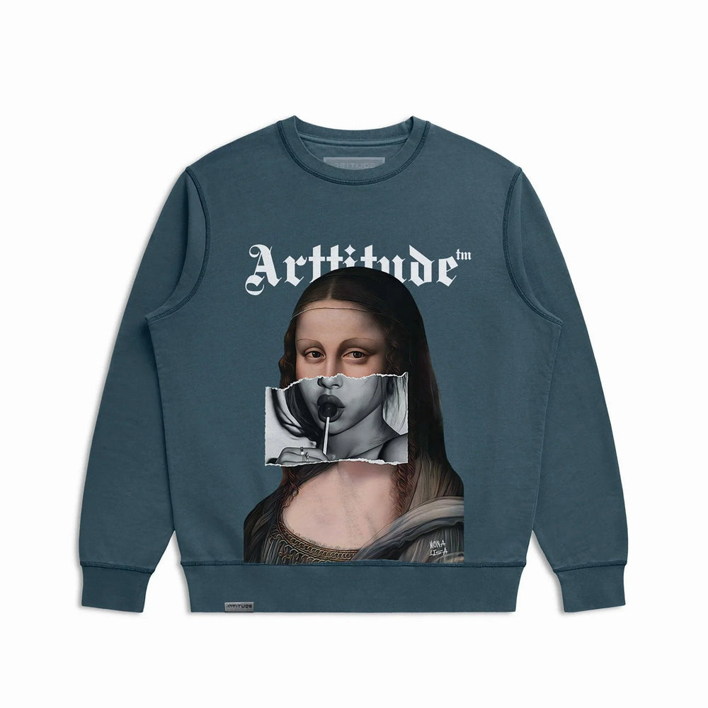 Mona Lisa Terry Crewneck