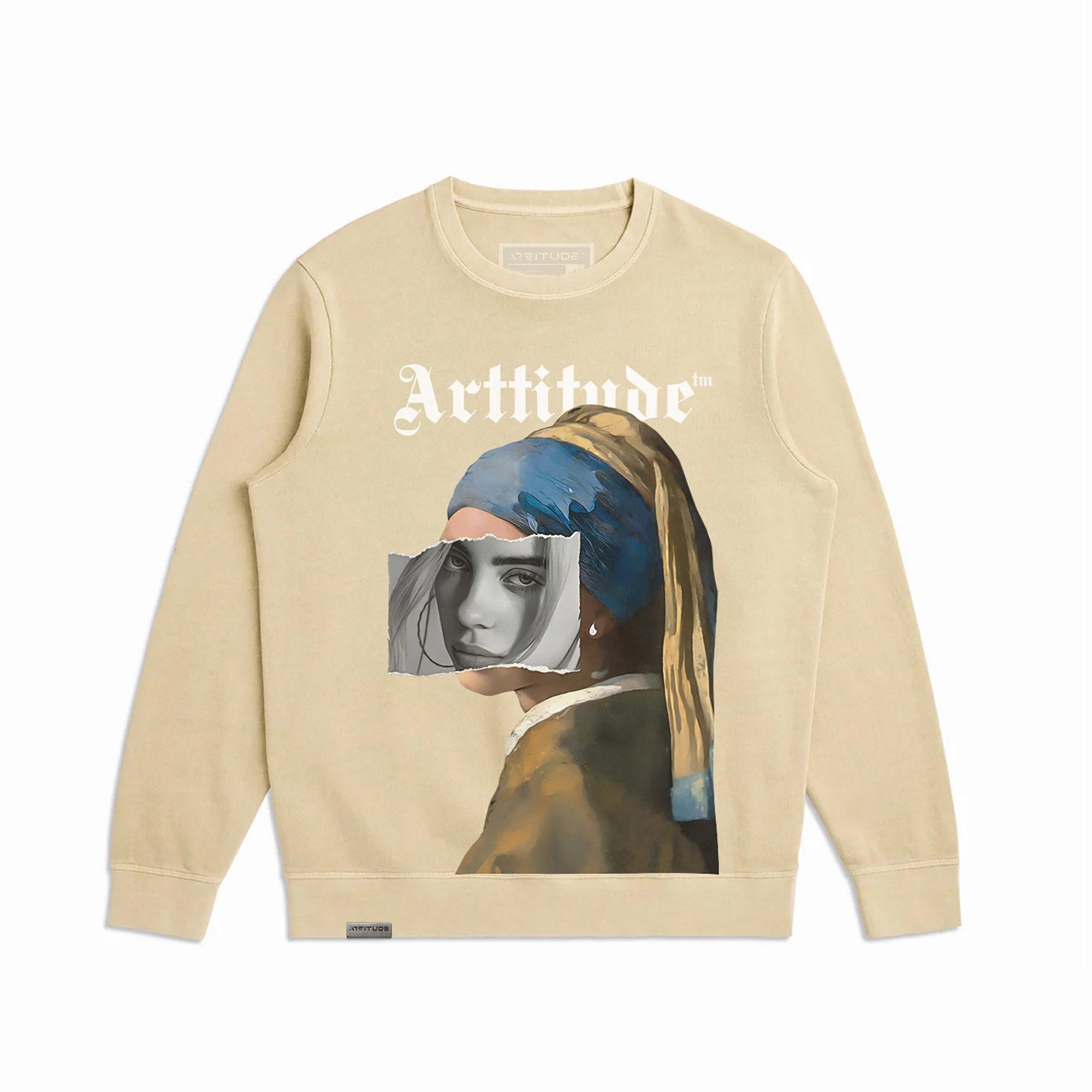 Woman with a Pearl Terry Crewneck