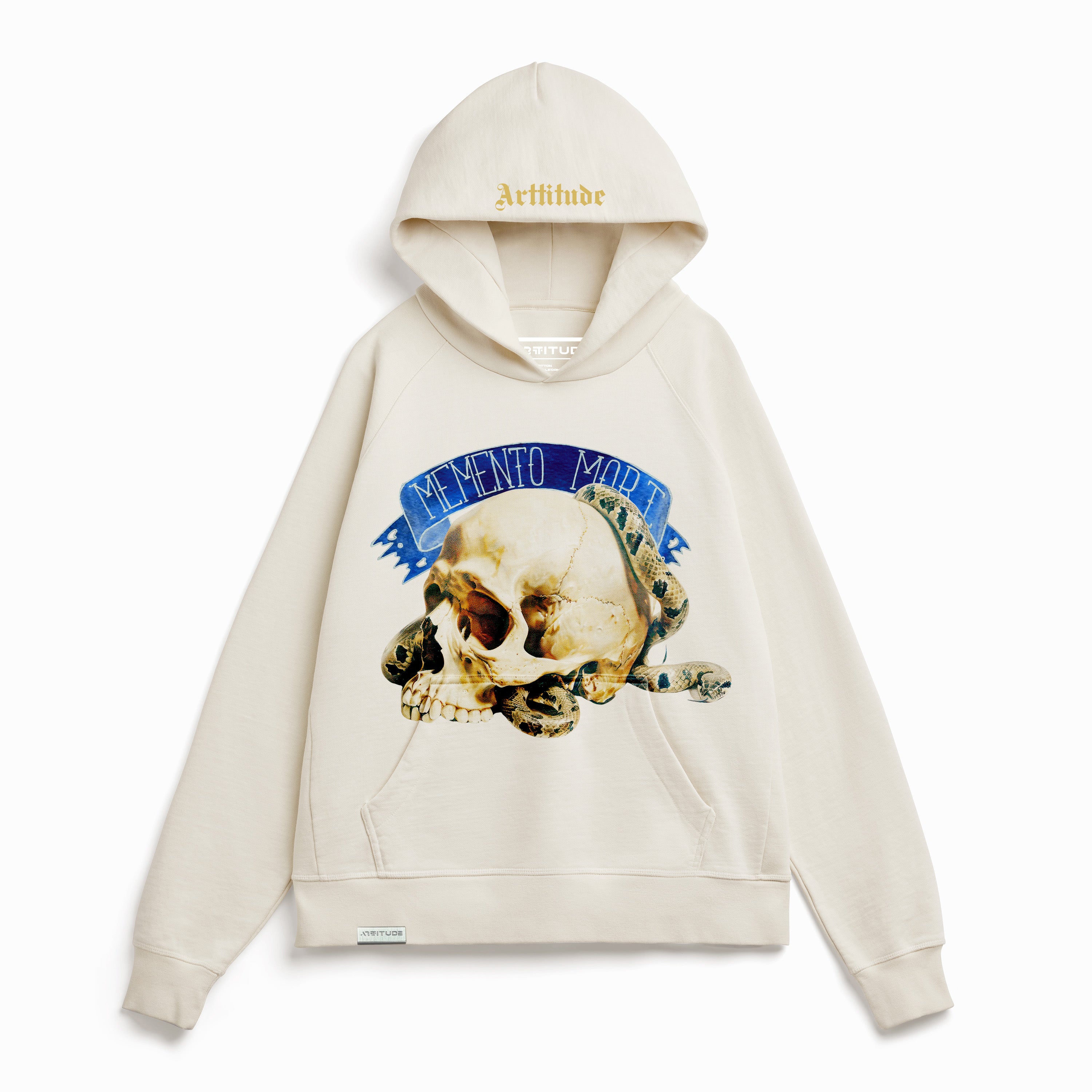 Serpent of Time – Skull & Snake Heavyweight Hoodie