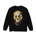 Golden Remains – Metallic Skull Crewneck