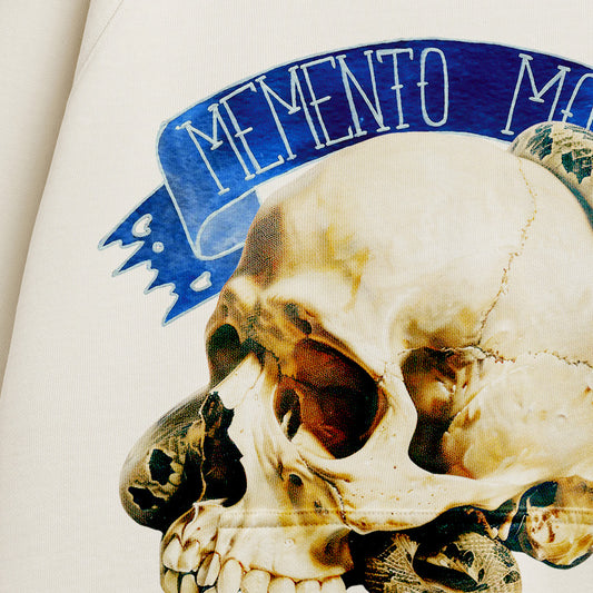 Serpent of Time – Skull & Snake Heavyweight Hoodie