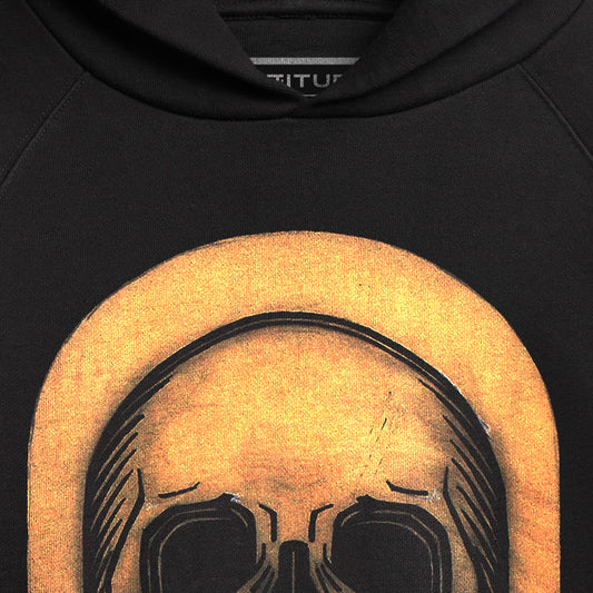 Sanctum – Gold Icon Skull Hoodie