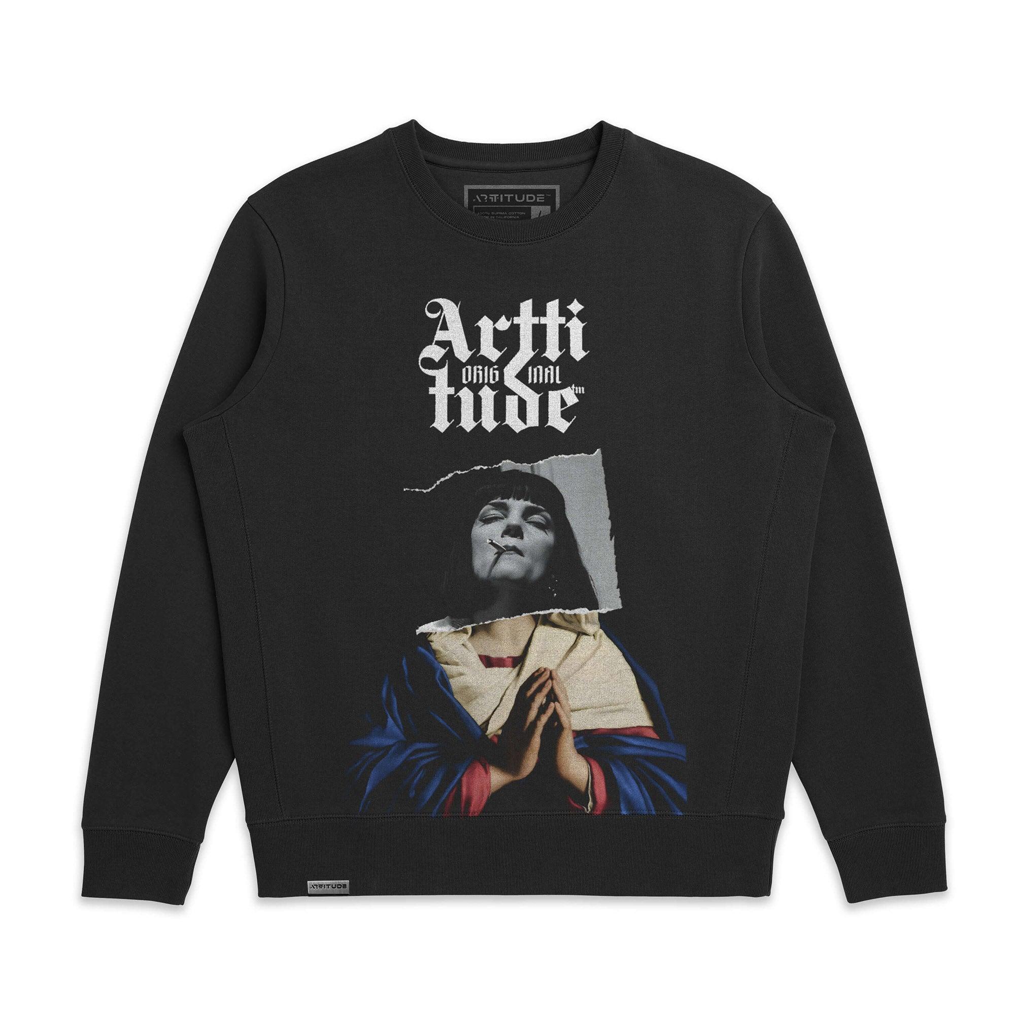Virgin in Prayer Classic Crewneck