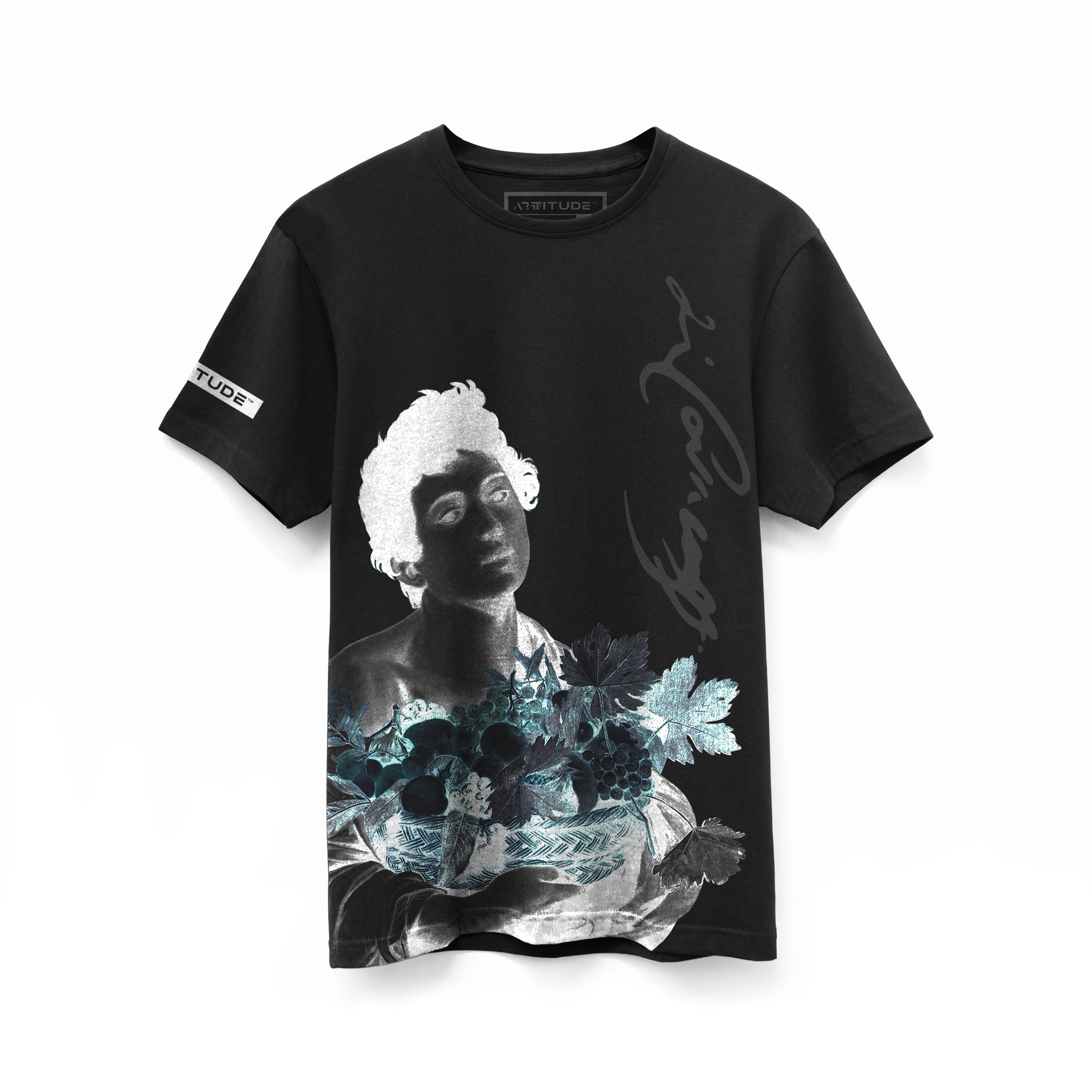 Boy with a Basket of Fruit Signature T-Shirt