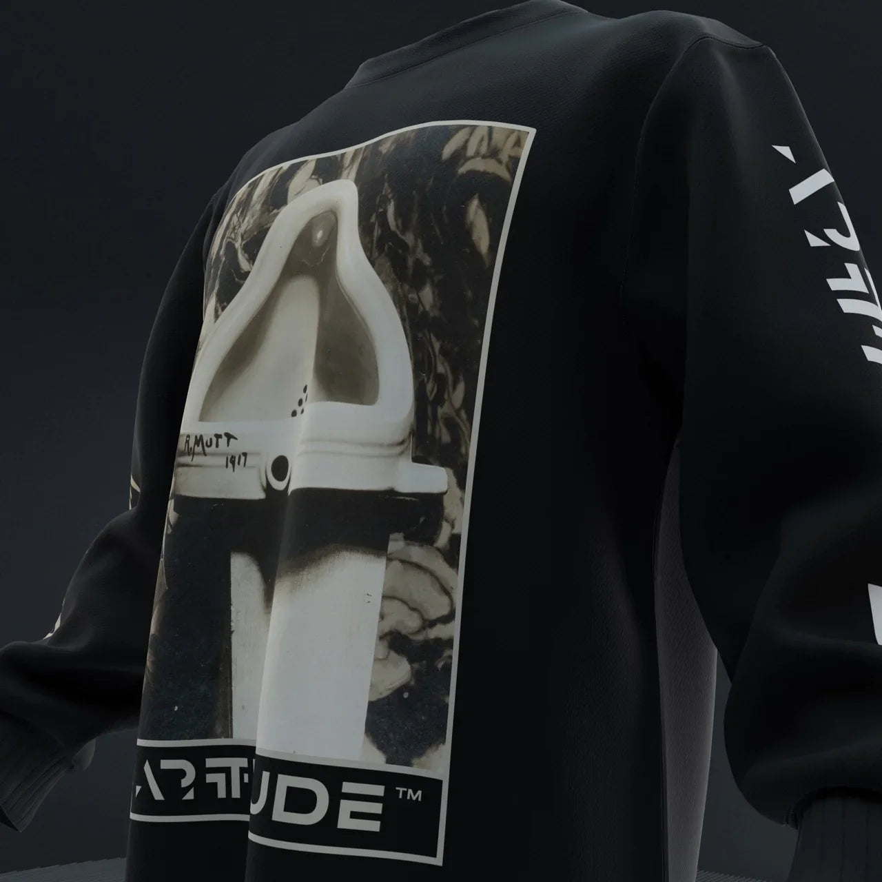 Arttitude™ Fountain Supima Long Sleeve Tee | Arttitude™