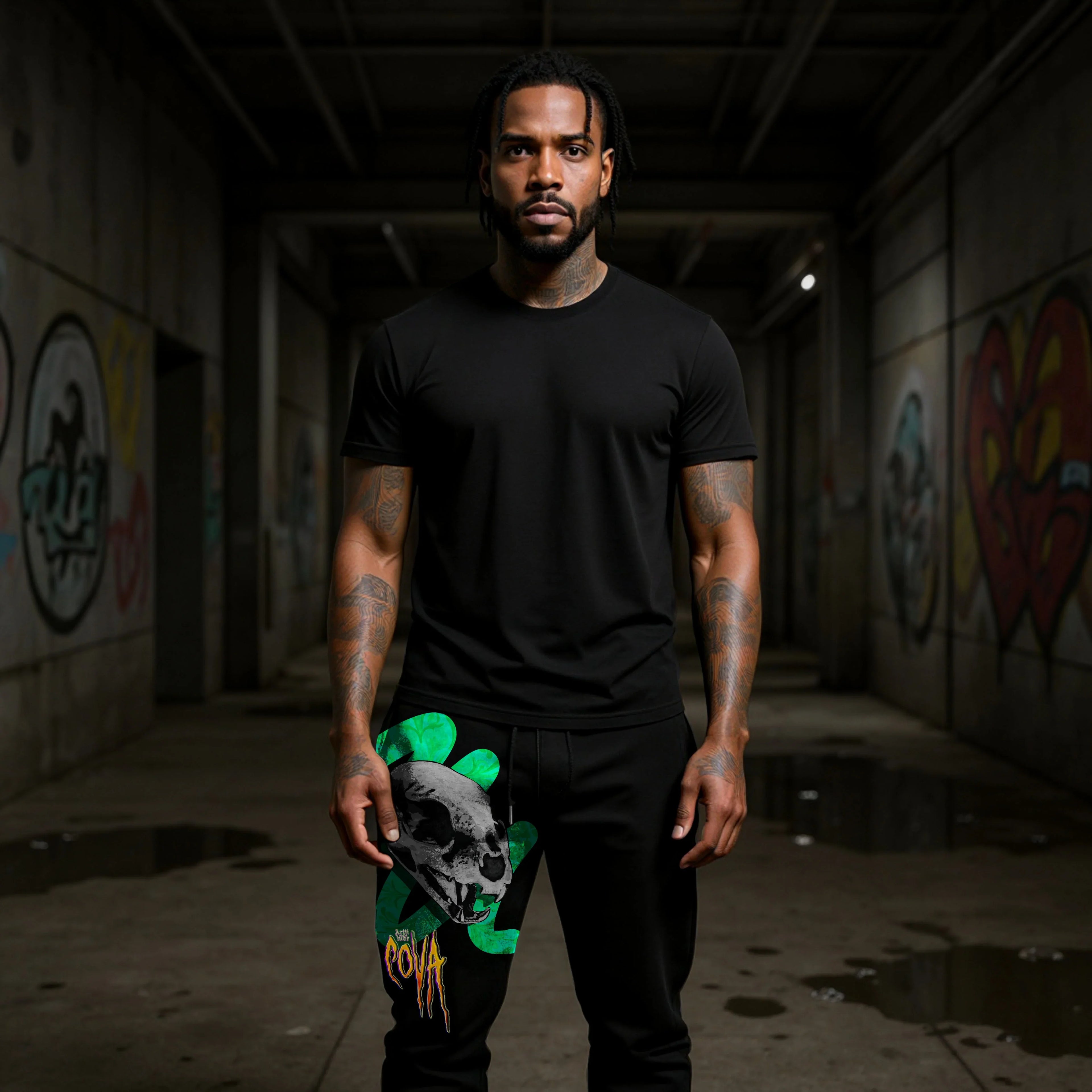 Jaguar Skull Sweatpants