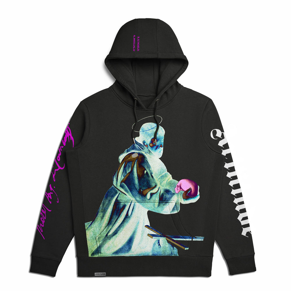 Saint Francis in Prayer 2.0 Signature Hoodie