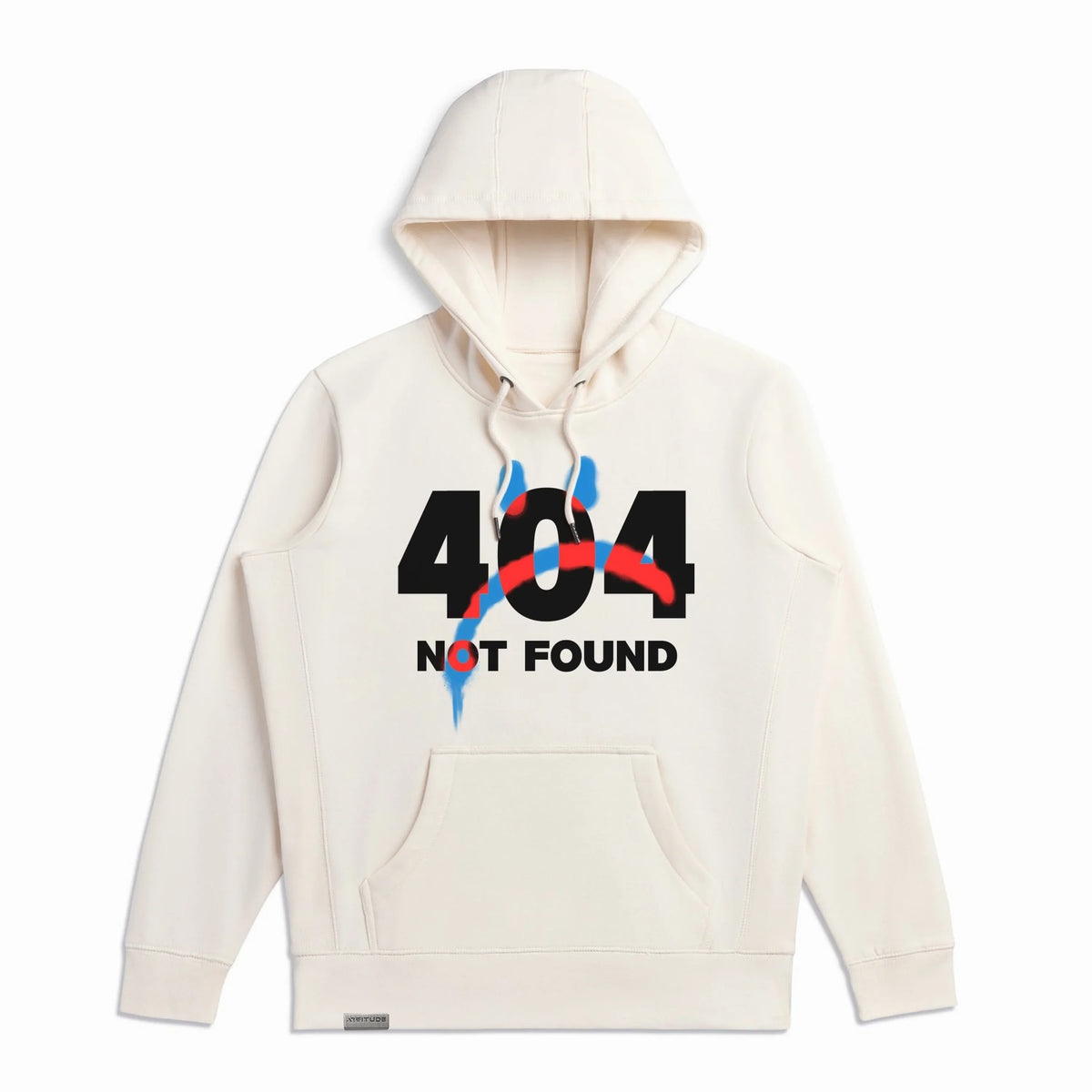 404 Not Found Hoodie – Oversized Organic Streetwear – Arttitude