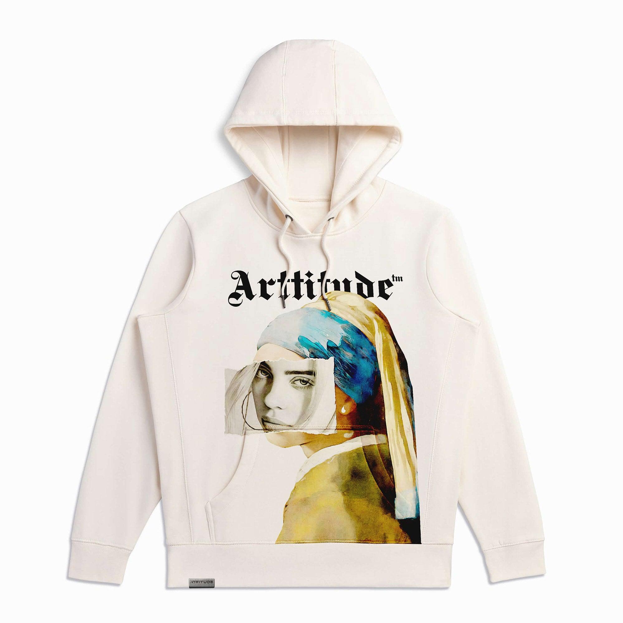 Woman with a Pearl Signature Hoodie