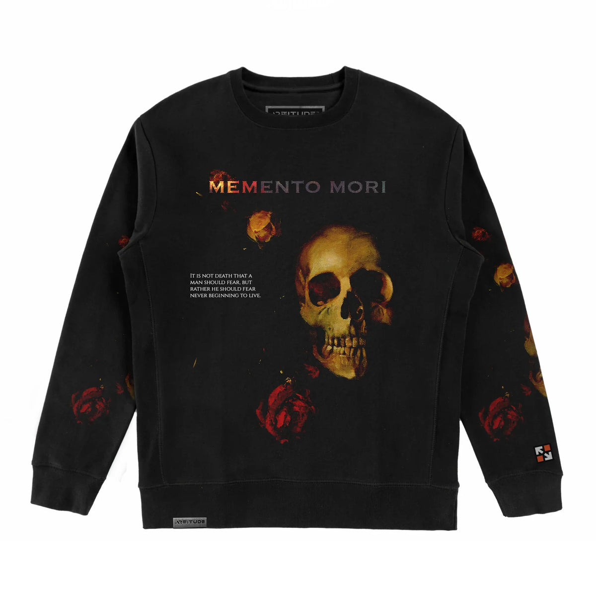 Memento Mori Skull Classic Crewneck – Arttitude