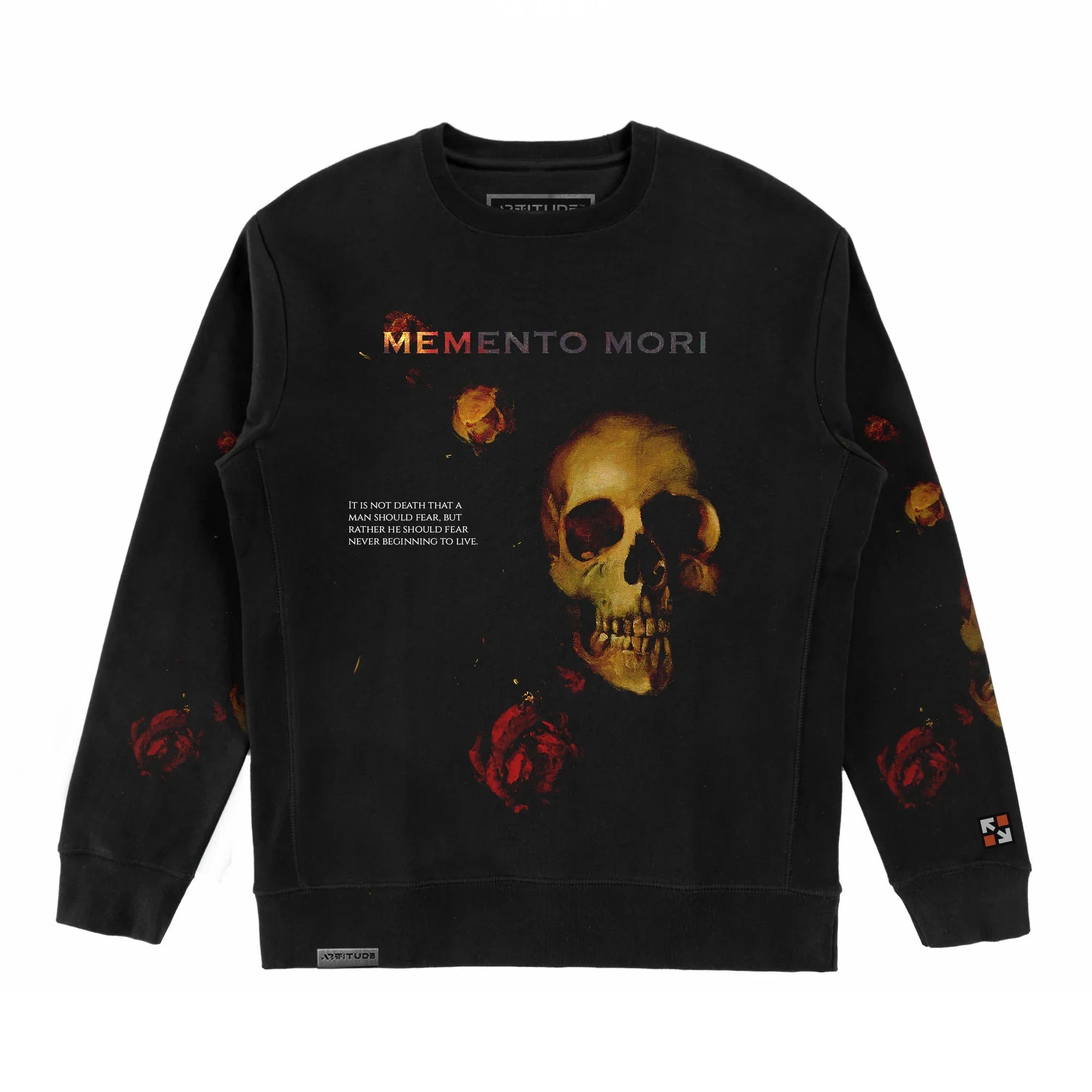 Memento Mori Skull Classic Crewneck