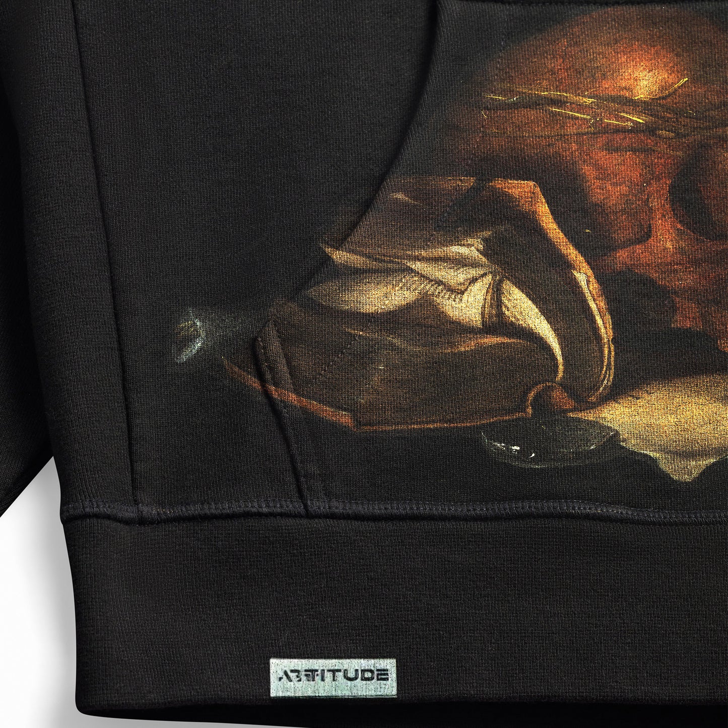 Self Portrait Death Playing The Fiddle Heavyweight Hoodie