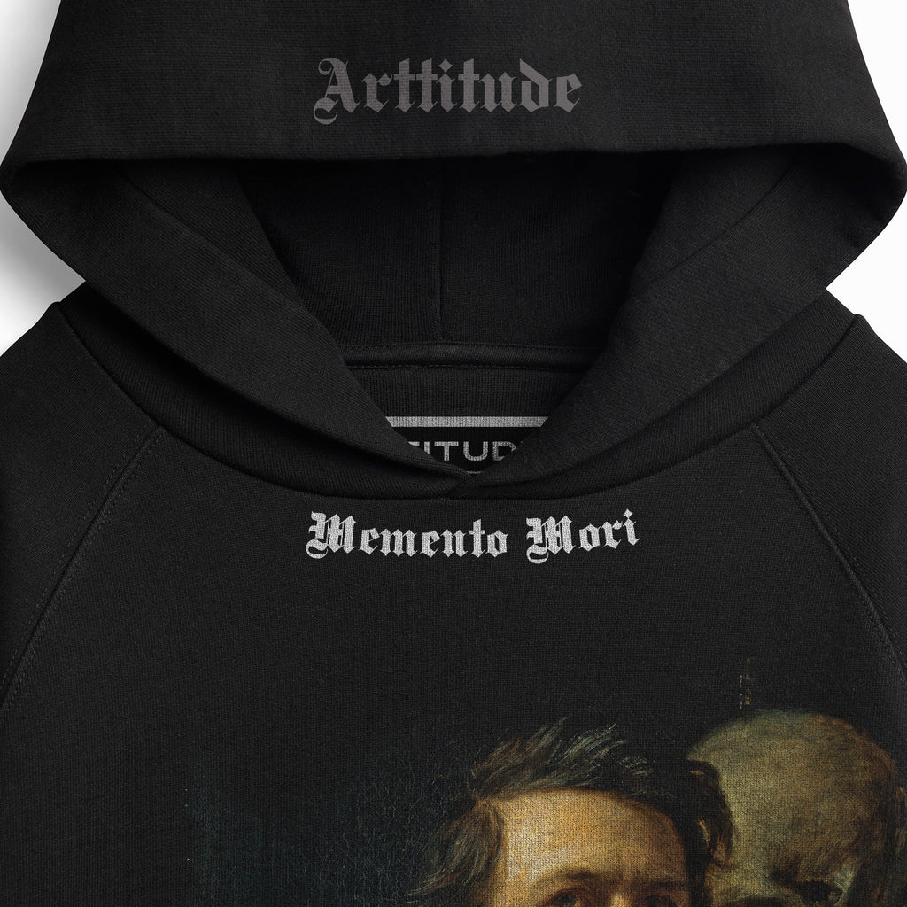 Self Portrait Death Playing The Fiddle Heavyweight Hoodie