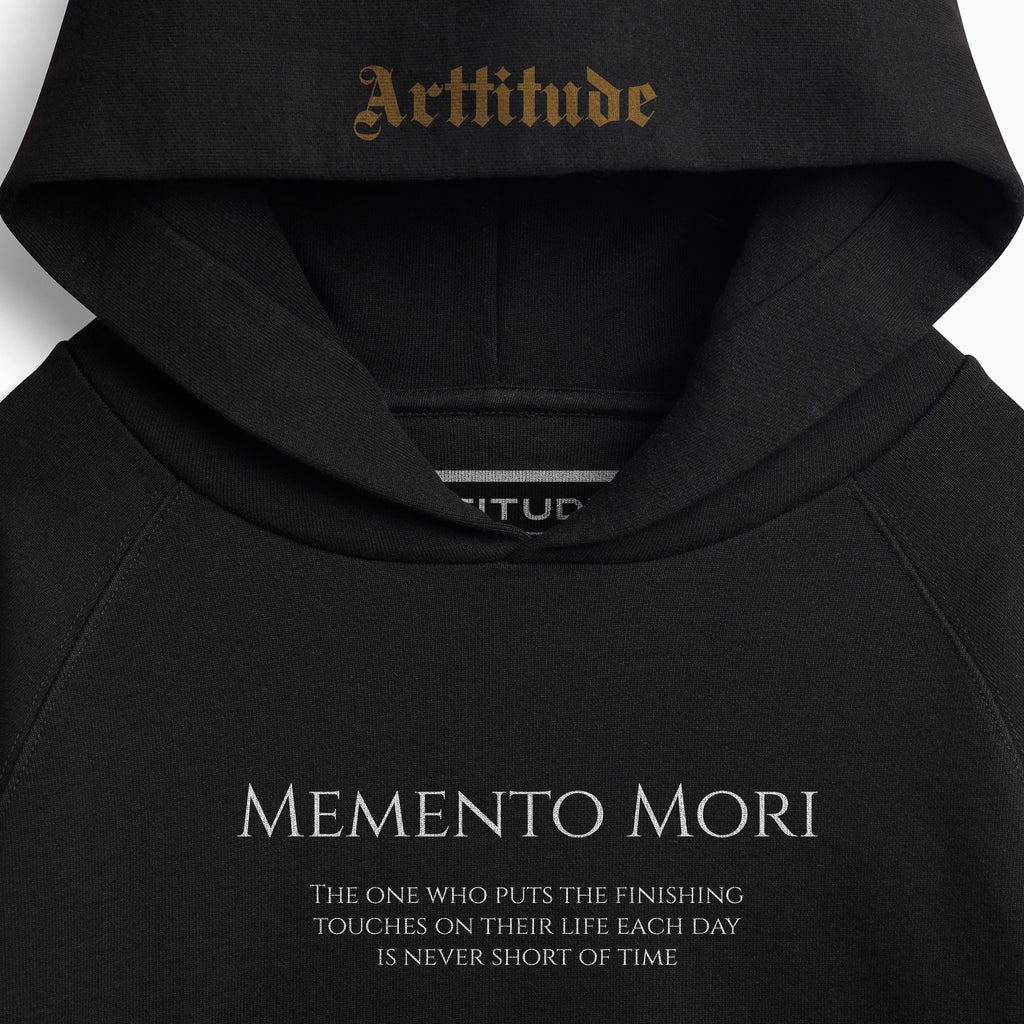 Memento Mori Skull Heavyweight Hoodie