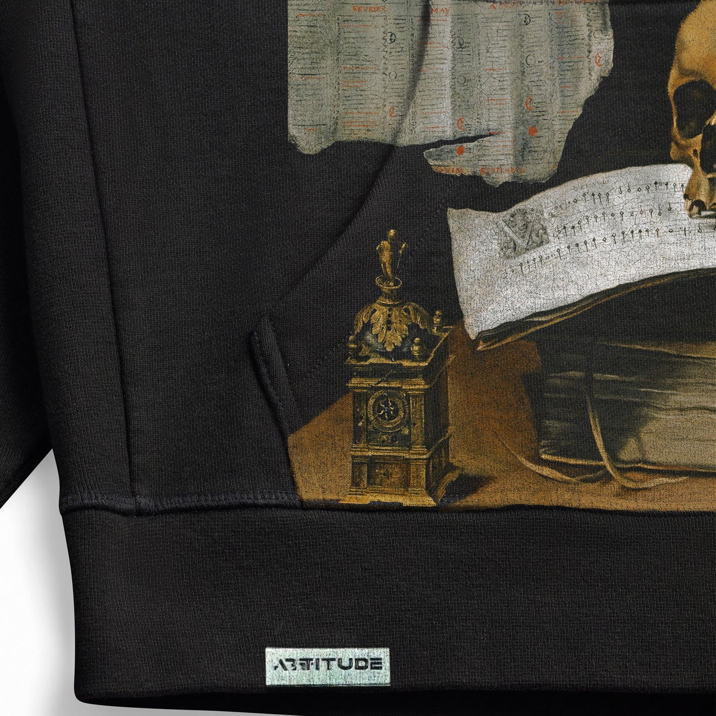 Memento Mori Skull Heavyweight Hoodie