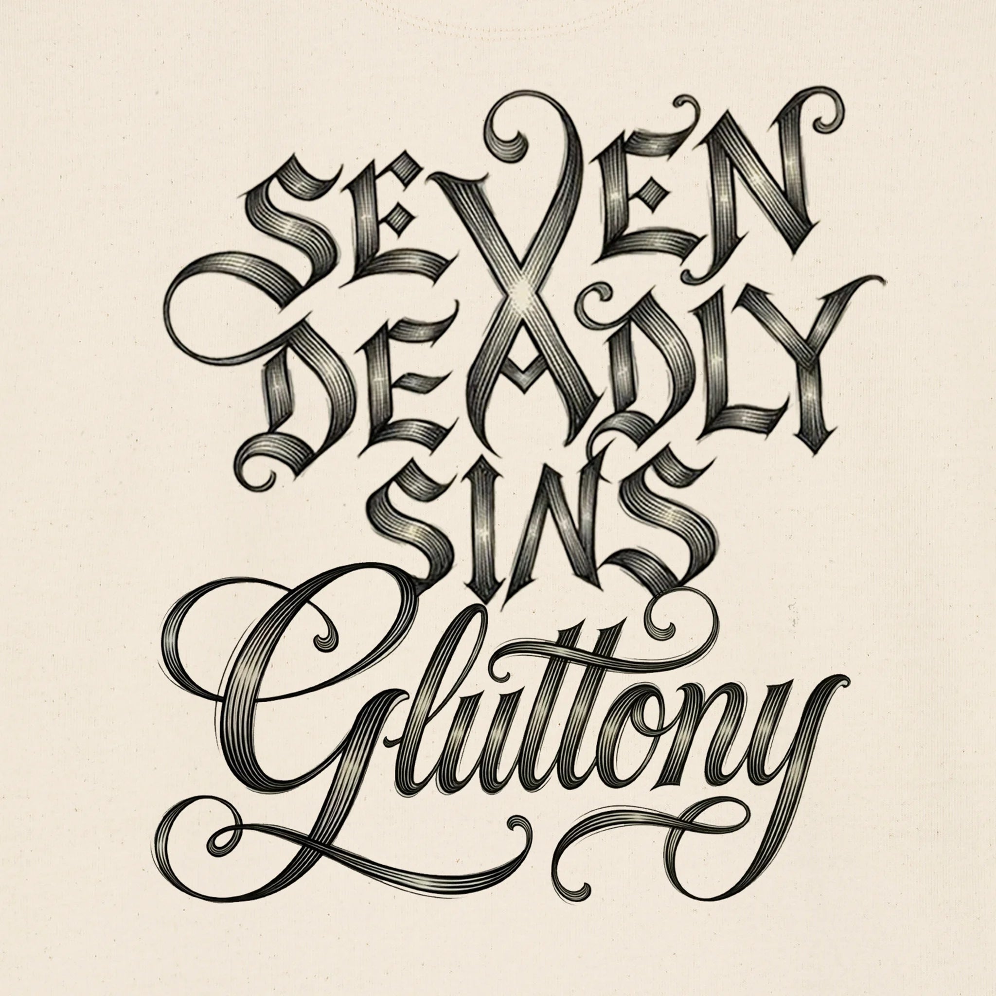 GULA (Gluttony) Heavyweight Crewneck