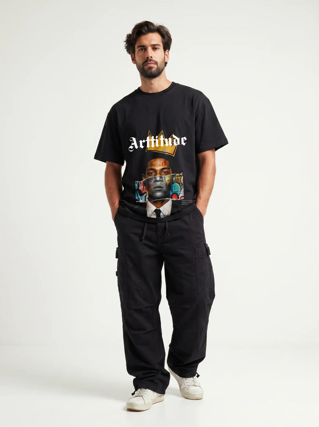 Jean-Michel Basquiat Icon Signature Men's Tee