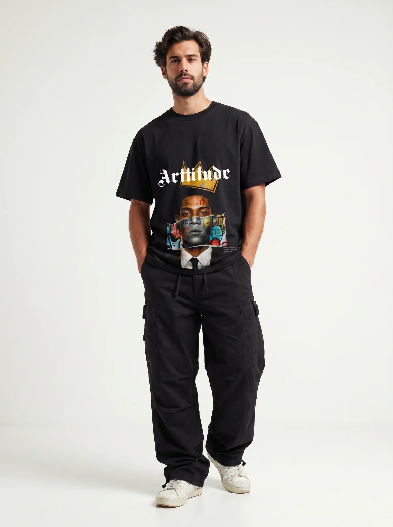 Jean-Michel Basquiat Icon Signature Men's Tee