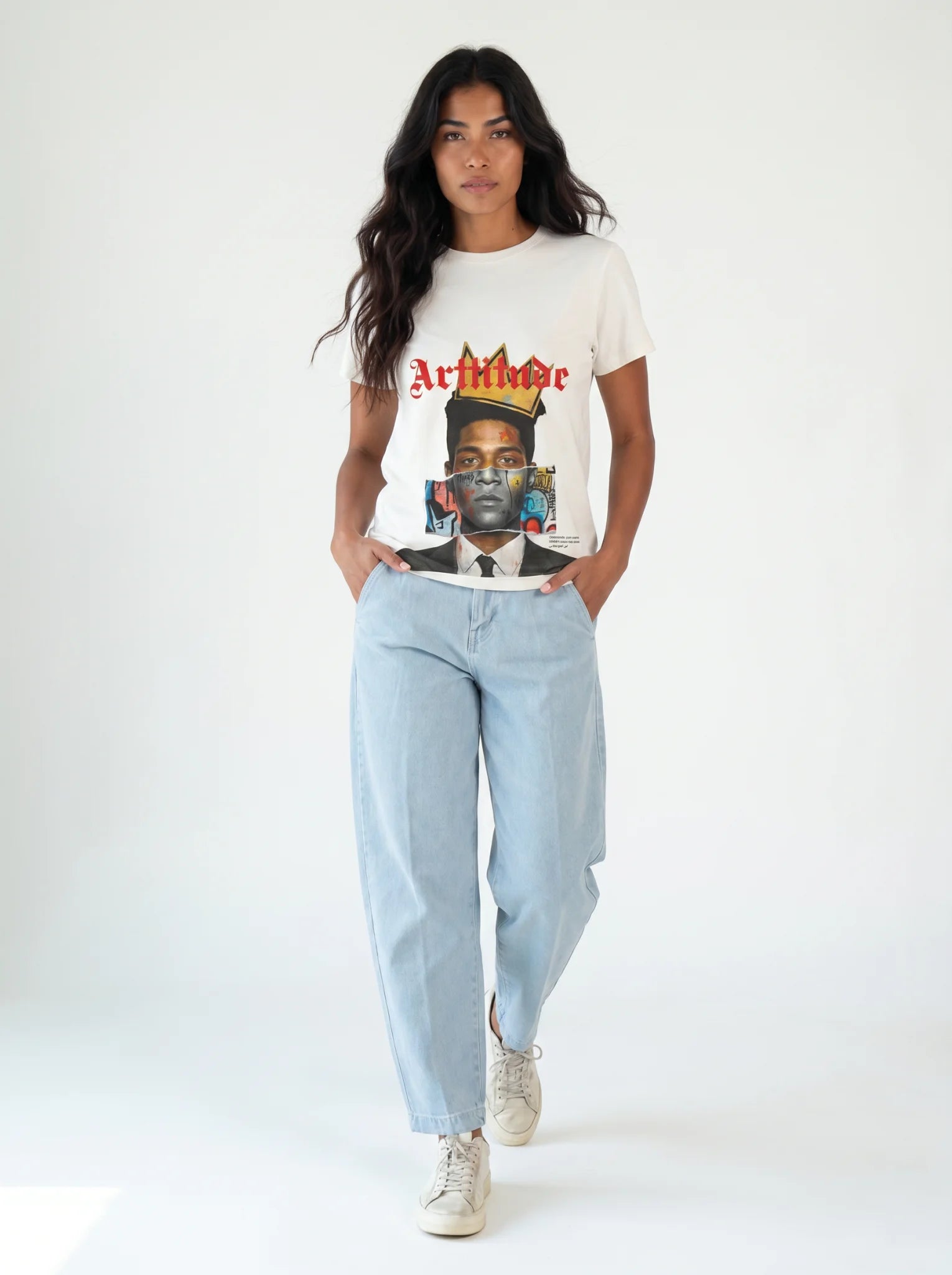 Jean-Michel Basquiat Icon Signature Women's Tee