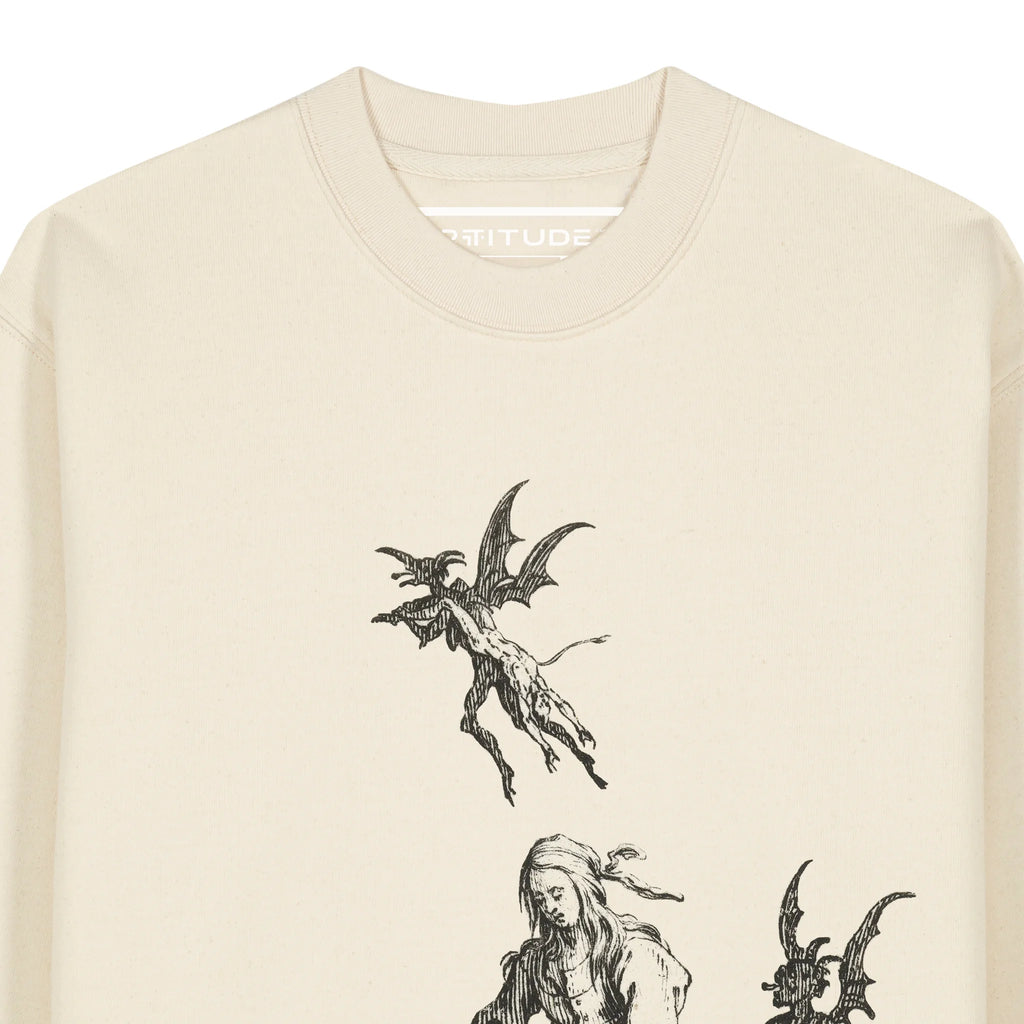 PIGRITIA (Laziness) Heavyweight Crewneck