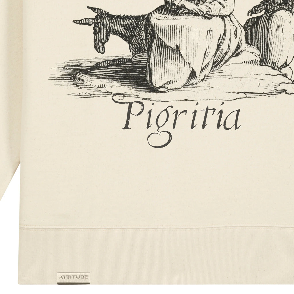 PIGRITIA (Laziness) Heavyweight Crewneck