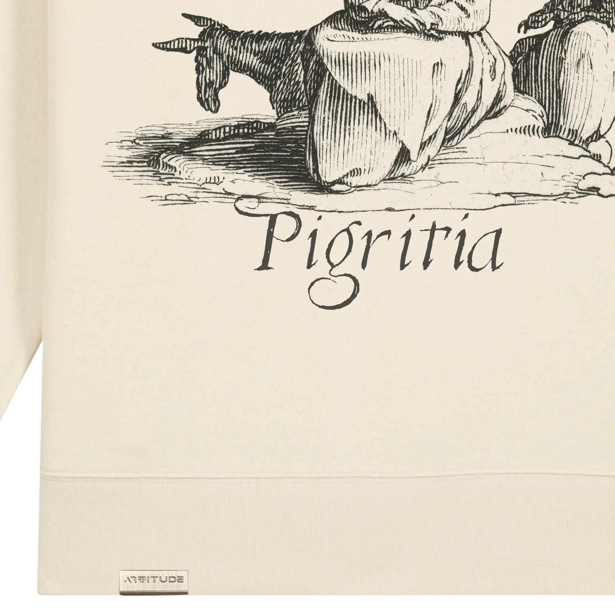 PIGRITIA (Laziness) Heavyweight Crewneck