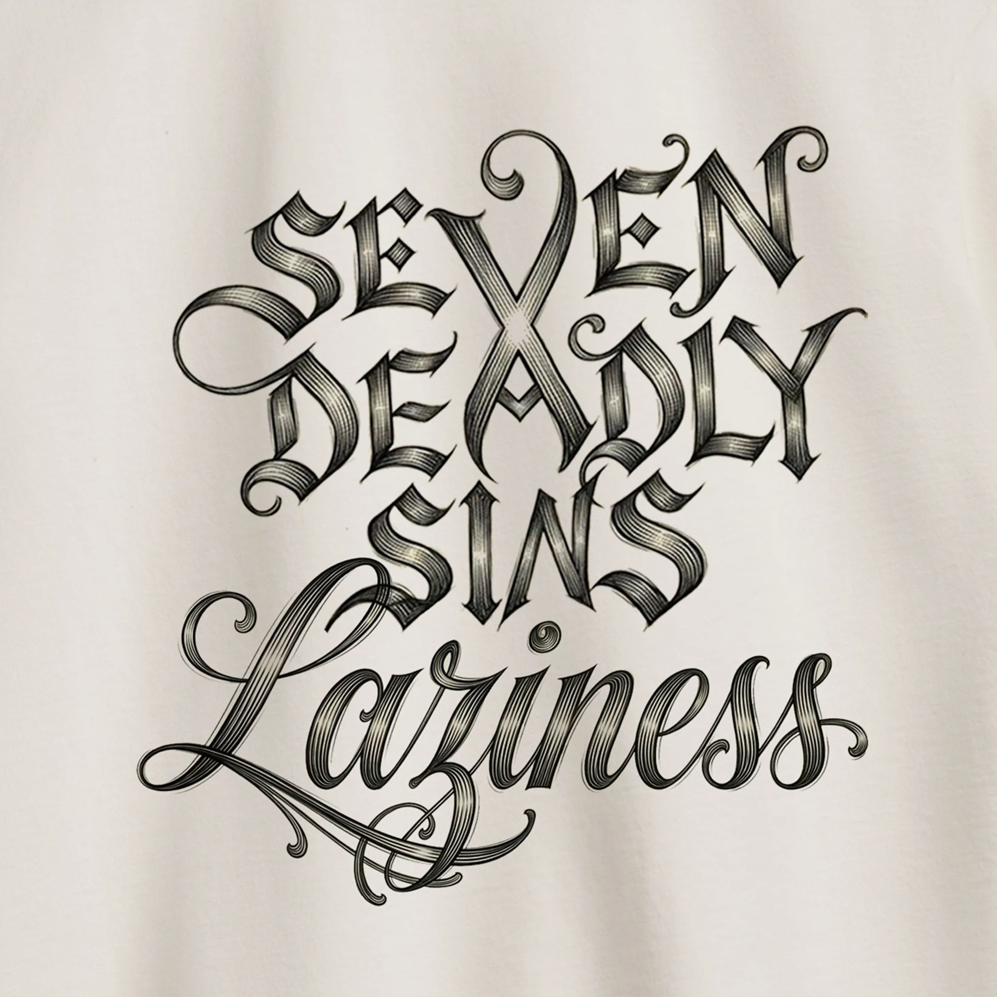 PIGRITIA (Laziness) Heavyweight Tee