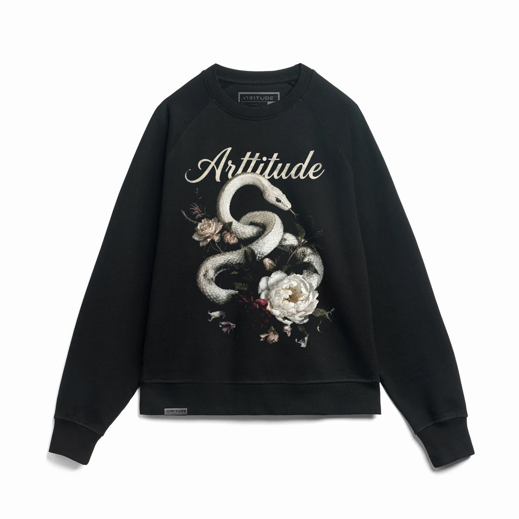 Snake And Roses Crewneck