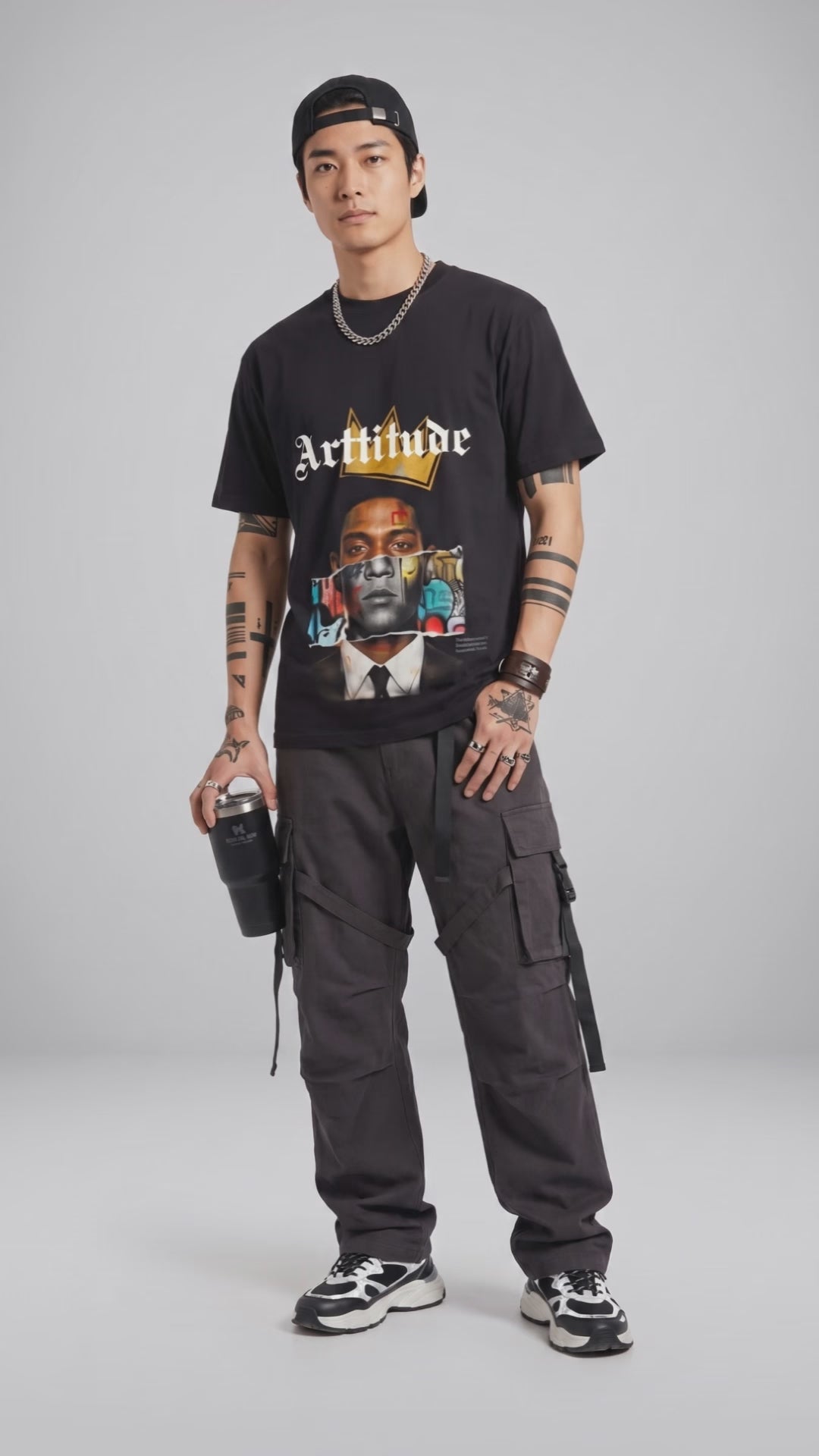 Jean-Michel Basquiat Icon Signature Men's Tee