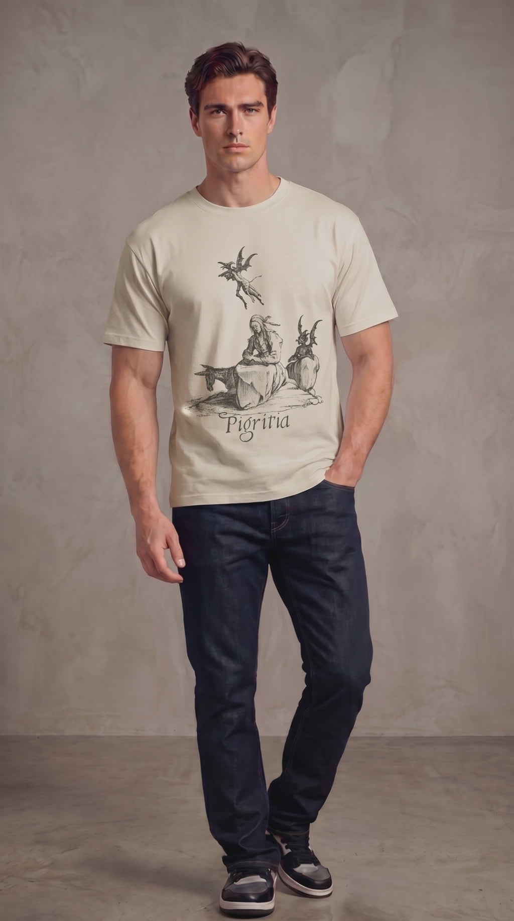 PIGRITIA (Laziness) Heavyweight Tee