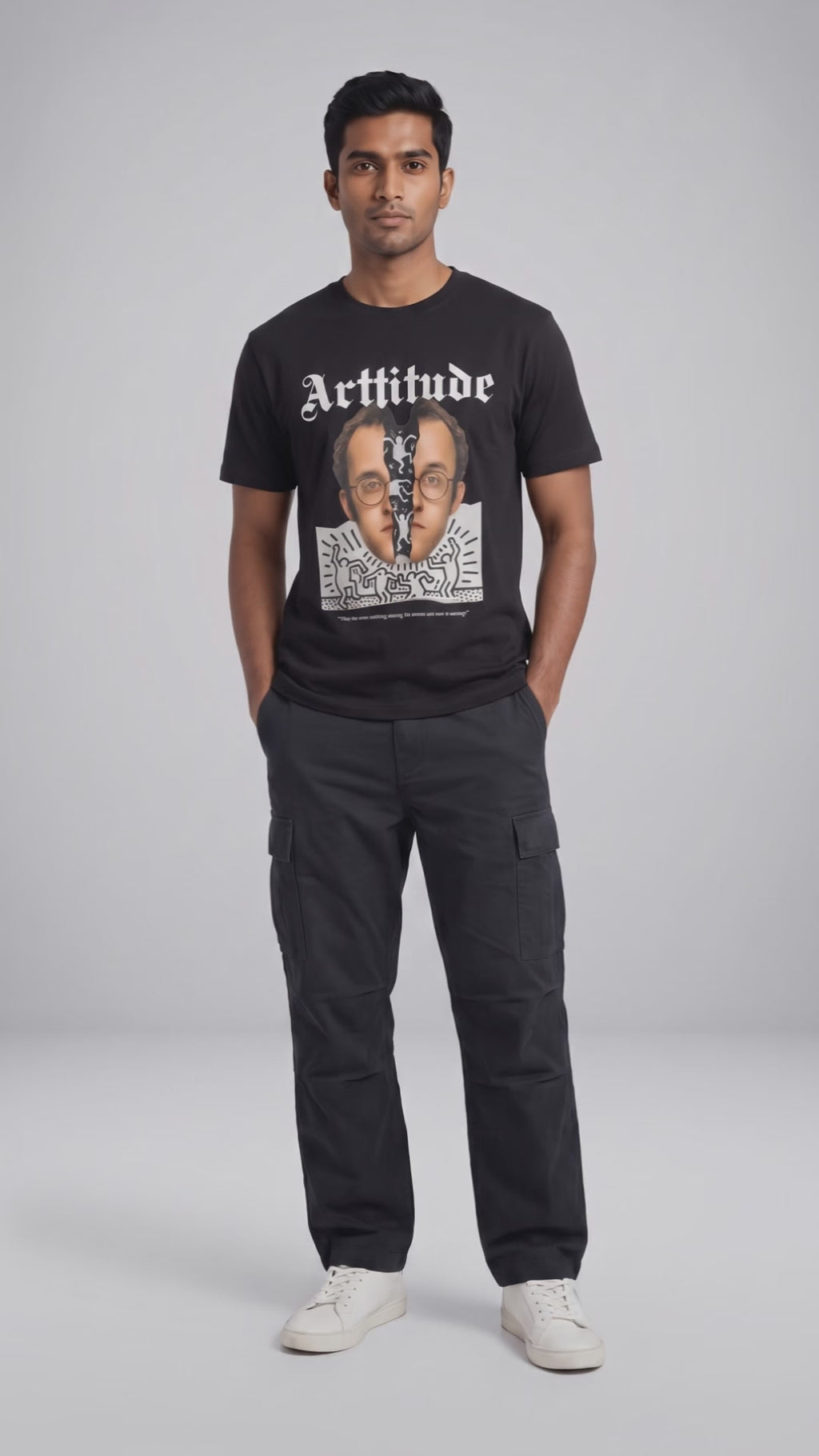Keith Haring Icon Signature Men's Tee