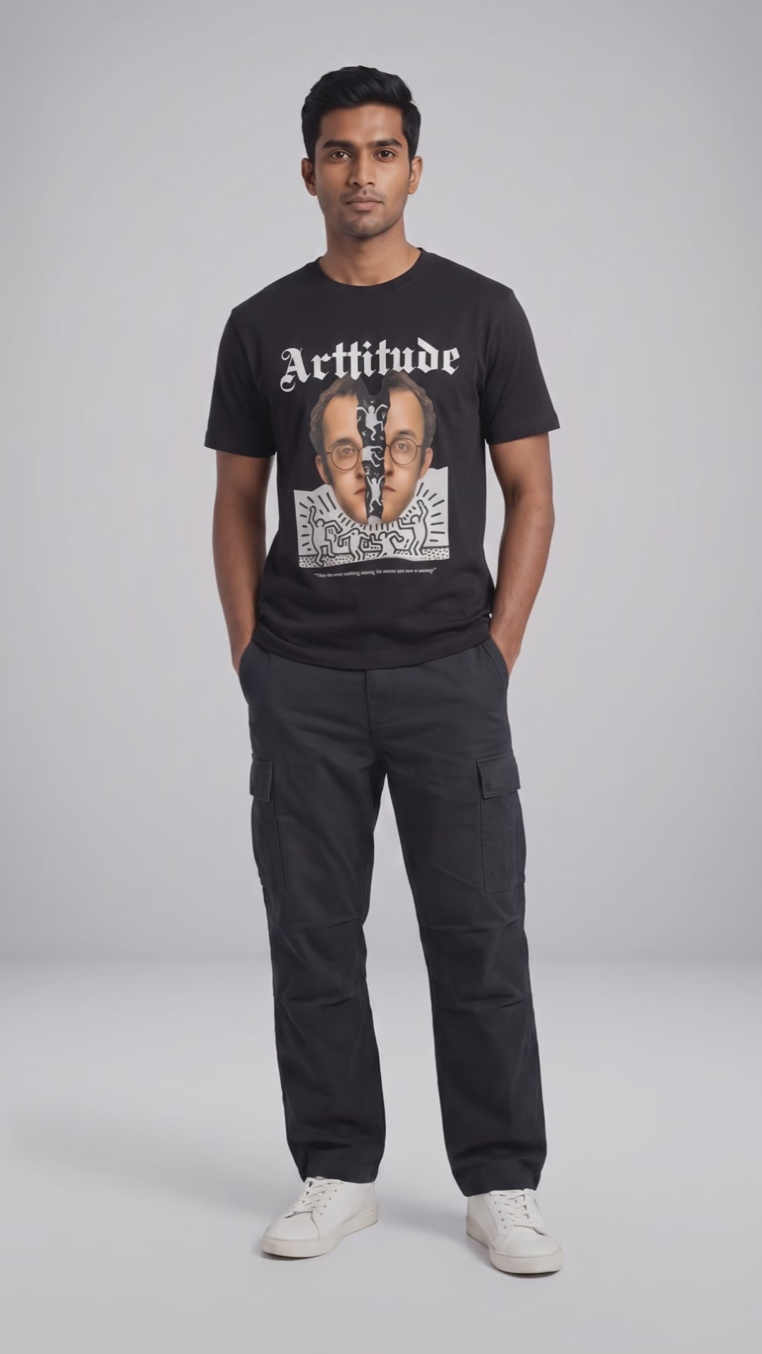 Keith Haring Icon Signature Men's Tee